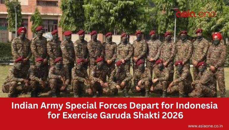 Indian Army Special Forces Depart for Indonesia